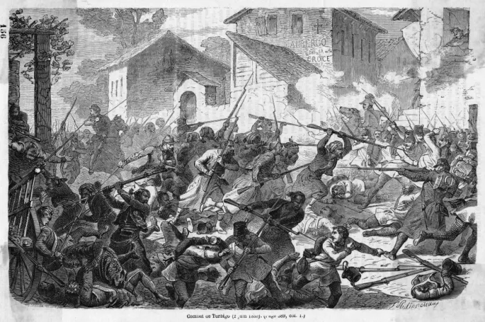 Framed Print : Battle of Turbigo Framed Print : Battle of Turbigo