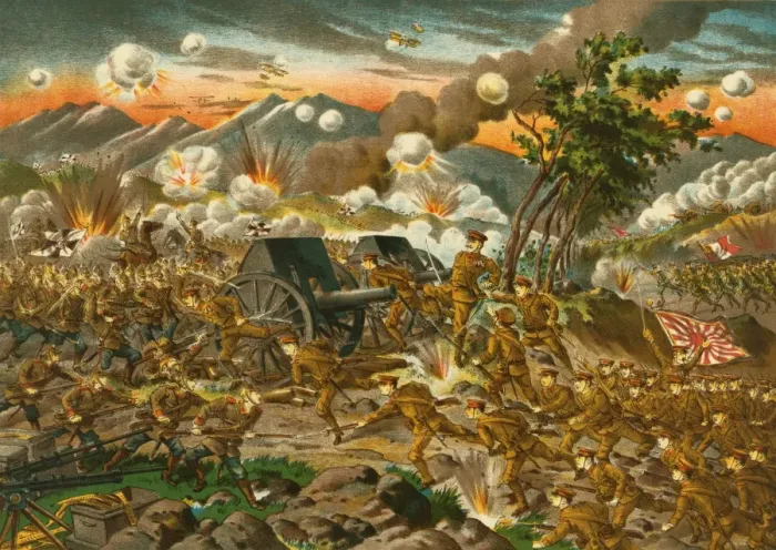 Framed Print : The battle of Usri i. e. Ussuri, Siberia. Captain Konomi died Framed Print : The battle of Usri i. e. Ussuri, Siberia. Captain Konomi died