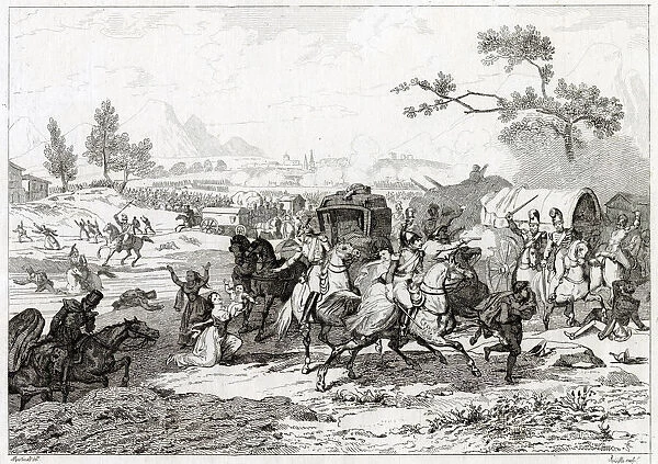 The battle of Vittoria Date: 21st June 1813