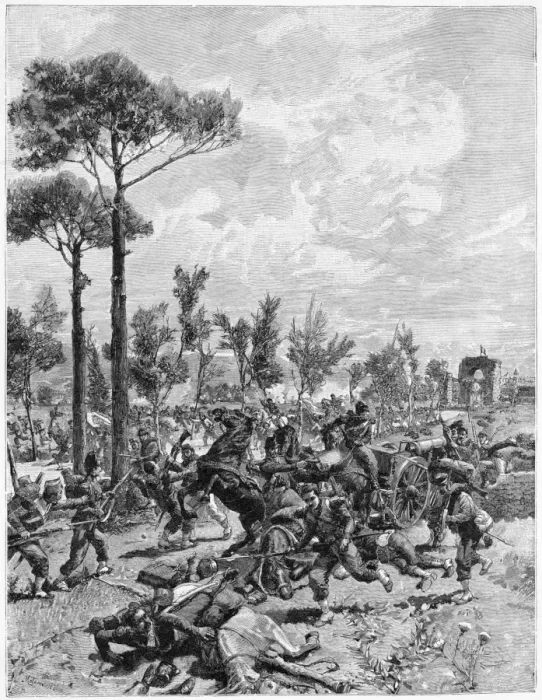 Framed Print : Battle of Volturno 1 Framed Print : Battle of Volturno 1