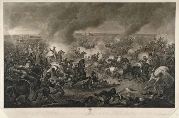 Framed Print : The Battle of Waterloo Framed Print : The Battle of Waterloo