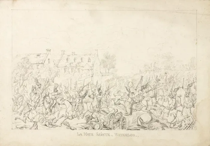 Framed Print : Battle of Waterloo, 1815