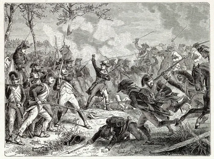 Framed Print : Battle at Wattignies Date: 15-16 October 1793 Framed Print : Battle at Wattignies Date: 15-16 October 1793