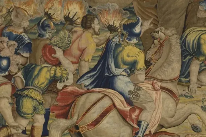 Framed Print : Battle of Zama. 16th c. SPAIN. Madrid. Royal Framed Print : Battle of Zama. 16th c. SPAIN. Madrid. Royal