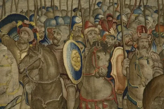 Framed Print : Battle of Zama. 16th c. SPAIN. Madrid. Royal Framed Print : Battle of Zama. 16th c. SPAIN. Madrid. Royal