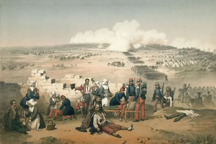 Framed Print : BATTLEFIELD LAST RITES Framed Print : BATTLEFIELD LAST RITES