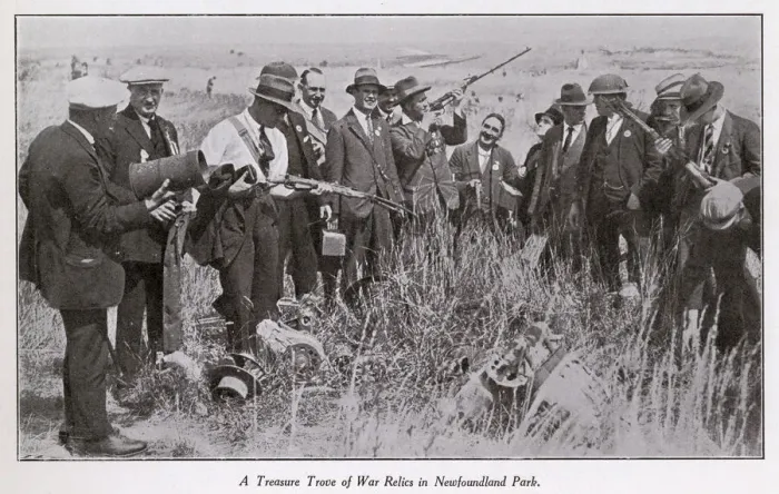 Framed Print : Battlefields Pilgrims in Newfoundland Memorial Park, France Framed Print : Battlefields Pilgrims in Newfoundland Memorial Park, France