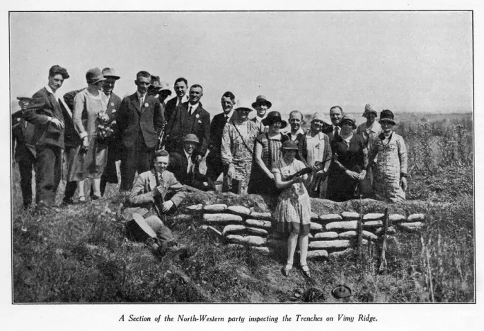 Framed Print : Battlefields Pilgrims at Vimy Ridge, northern France Framed Print : Battlefields Pilgrims at Vimy Ridge, northern France