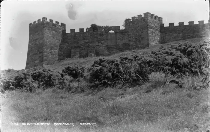 Framed Print : The Battlements at Ravenscar Framed Print : The Battlements at Ravenscar