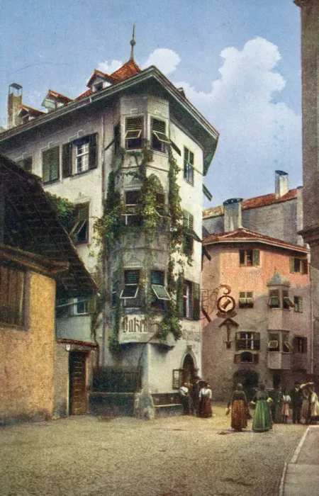 Framed Print : Batzenhausl, Bolzano, South Tyrol, northern Italy Date: circa 1910s Framed Print : Batzenhausl, Bolzano, South Tyrol, northern Italy Date: circa 1910s