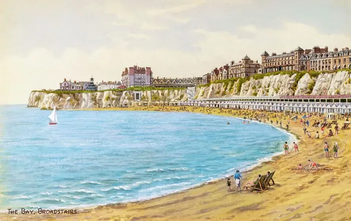 Framed Print : The Bay, Broadstairs, Kent Framed Print : The Bay, Broadstairs, Kent