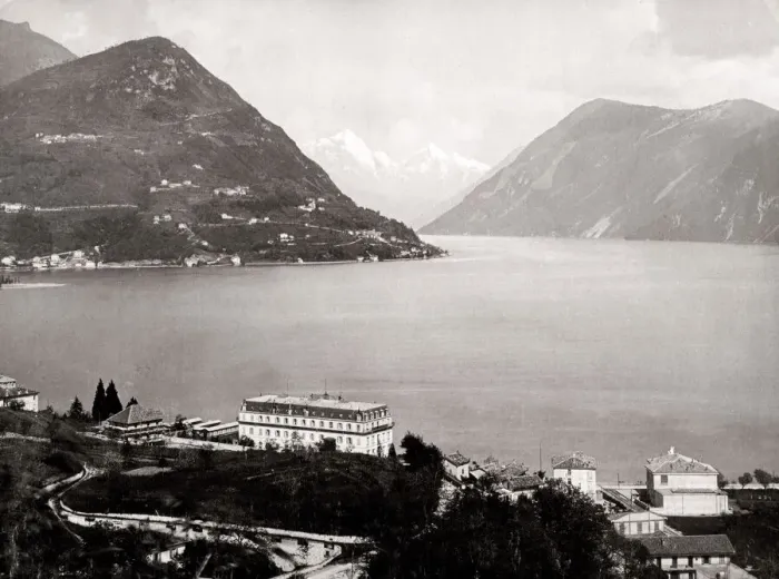 Framed Print : Bay of Porlezza, Lake Lugano, Italy Framed Print : Bay of Porlezza, Lake Lugano, Italy