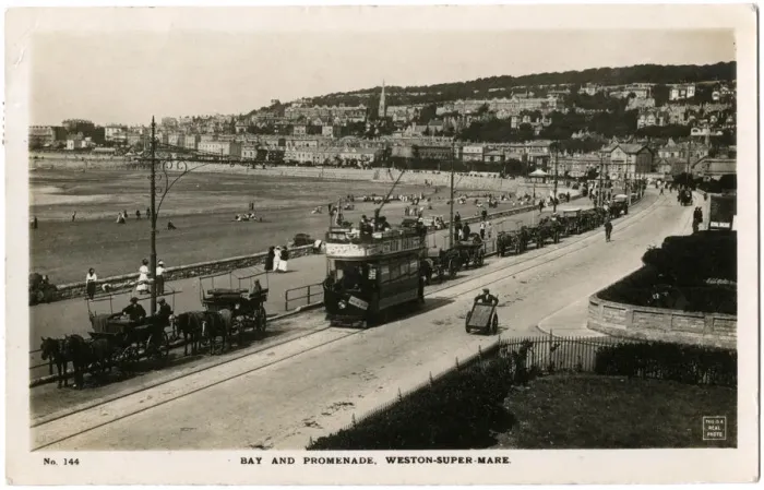 Framed Print : Bay and Promenade, Weston-Super-Mare, Somerset Framed Print : Bay and Promenade, Weston-Super-Mare, Somerset