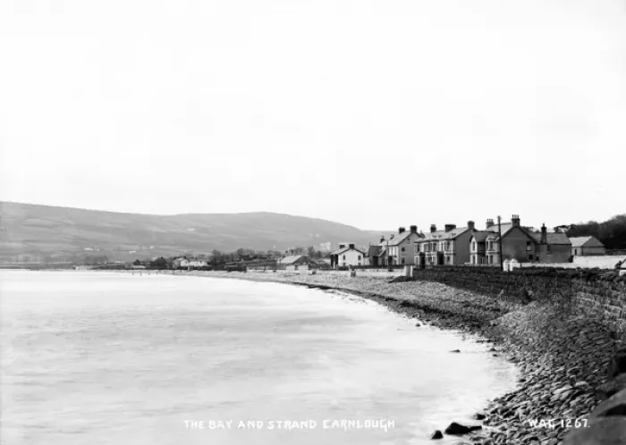 Framed Print : The Bay and Strand Carnlough Framed Print : The Bay and Strand Carnlough