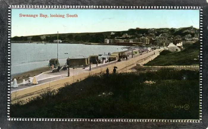 Framed Print : The Bay, Swanage, Dorset Framed Print : The Bay, Swanage, Dorset