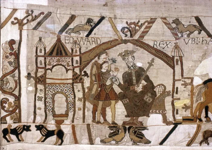 Framed Print : The Bayeux Tapestry, part 1 Framed Print : The Bayeux Tapestry, part 1