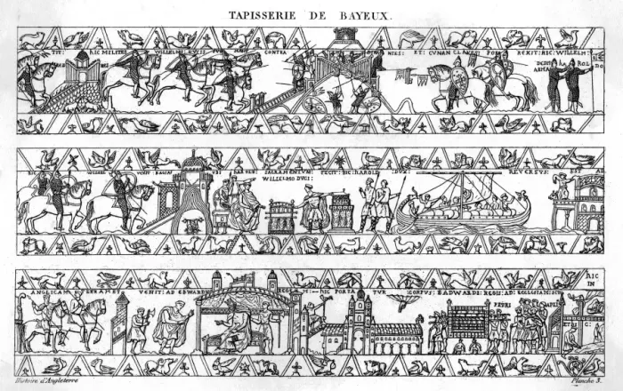 Framed Print : Bayeux Tapestry (3 of 8) Framed Print : Bayeux Tapestry (3 of 8)