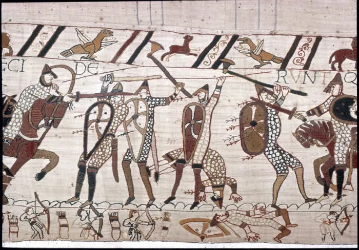Framed Print : The Bayeux Tapestry - Norman conquest of England Framed Print : The Bayeux Tapestry - Norman conquest of England