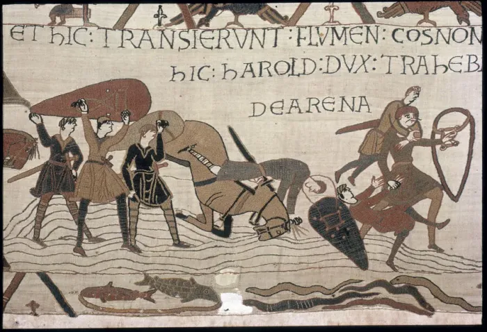 Framed Print : The Bayeux Tapestry - Norman conquest of England Framed Print : The Bayeux Tapestry - Norman conquest of England