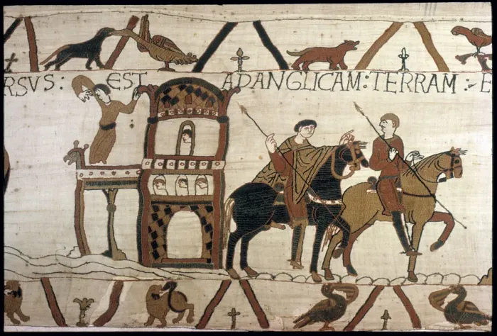 Framed Print : The Bayeux Tapestry - Norman conquest of England Framed Print : The Bayeux Tapestry - Norman conquest of England