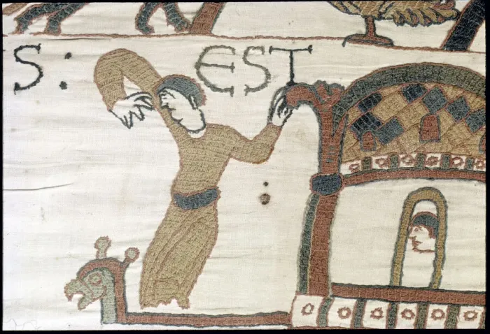 Framed Print : The Bayeux Tapestry - Norman conquest of England Framed Print : The Bayeux Tapestry - Norman conquest of England