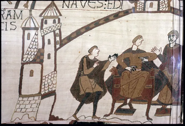 Framed Print : The Bayeux Tapestry - Norman conquest of England Framed Print : The Bayeux Tapestry - Norman conquest of England