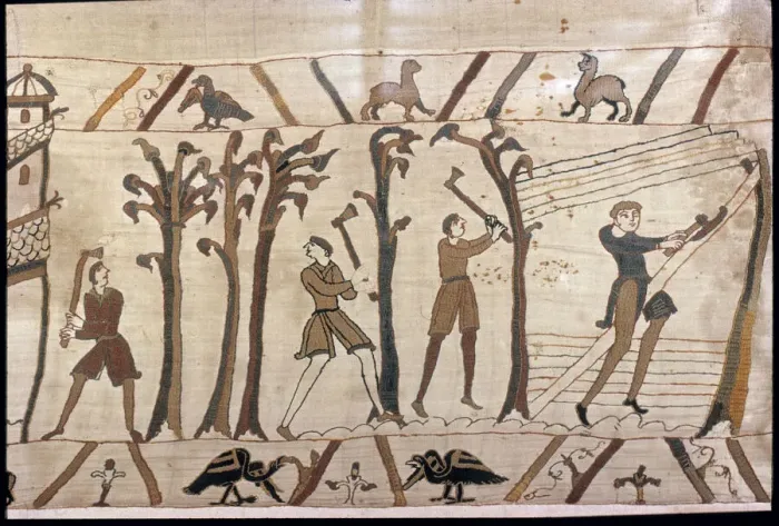 Framed Print : The Bayeux Tapestry - Norman conquest of England Framed Print : The Bayeux Tapestry - Norman conquest of England