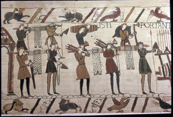 Framed Print : The Bayeux Tapestry - Norman conquest of England Framed Print : The Bayeux Tapestry - Norman conquest of England