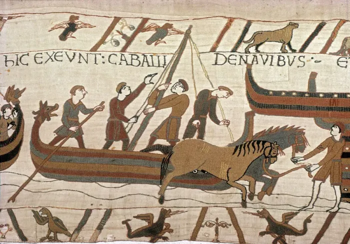 Framed Print : The Bayeux Tapestry - Norman conquest of England Framed Print : The Bayeux Tapestry - Norman conquest of England
