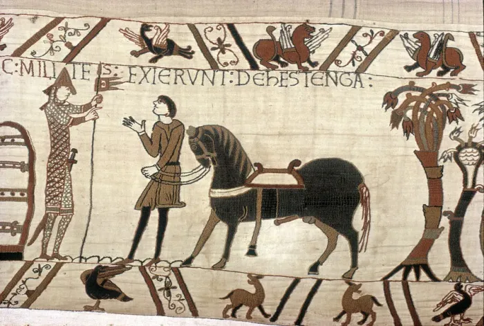 Framed Print : The Bayeux Tapestry - Norman conquest of England Framed Print : The Bayeux Tapestry - Norman conquest of England