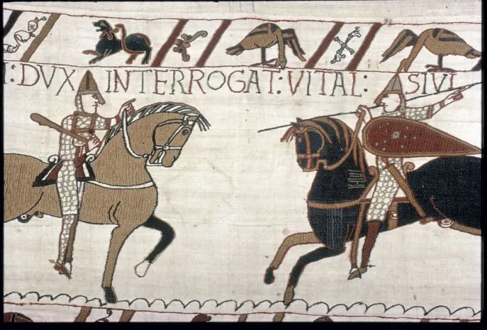 Framed Print : The Bayeux Tapestry - Norman conquest of England Framed Print : The Bayeux Tapestry - Norman conquest of England