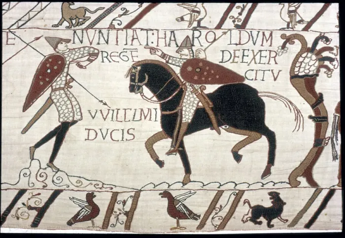 Framed Print : The Bayeux Tapestry - Norman conquest of England Framed Print : The Bayeux Tapestry - Norman conquest of England