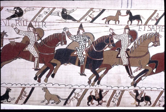 Framed Print : The Bayeux Tapestry - Norman conquest of England Framed Print : The Bayeux Tapestry - Norman conquest of England