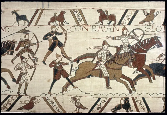 Framed Print : The Bayeux Tapestry - Norman conquest of England Framed Print : The Bayeux Tapestry - Norman conquest of England