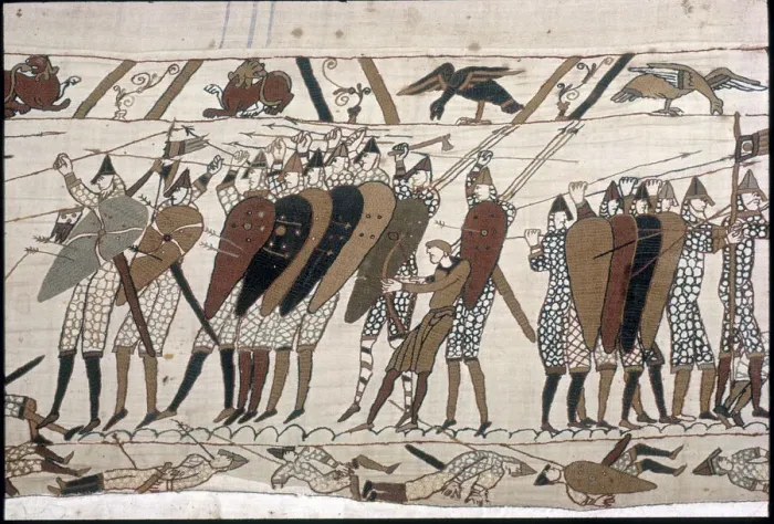 Framed Print : The Bayeux Tapestry - Norman conquest of England Framed Print : The Bayeux Tapestry - Norman conquest of England