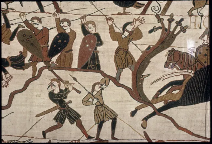 Framed Print : The Bayeux Tapestry - Norman conquest of England Framed Print : The Bayeux Tapestry - Norman conquest of England