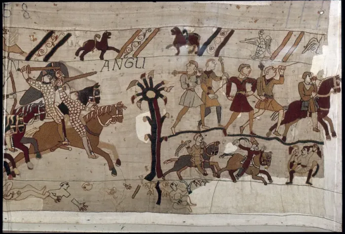 Framed Print : The Bayeux Tapestry - Norman conquest of England Framed Print : The Bayeux Tapestry - Norman conquest of England