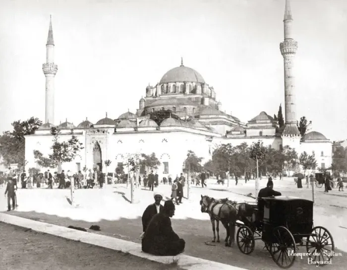 Framed Print : Bayezid II Mosque, Constantinople, (Istanbul) Turkey, circa Framed Print : Bayezid II Mosque, Constantinople, (Istanbul) Turkey, circa