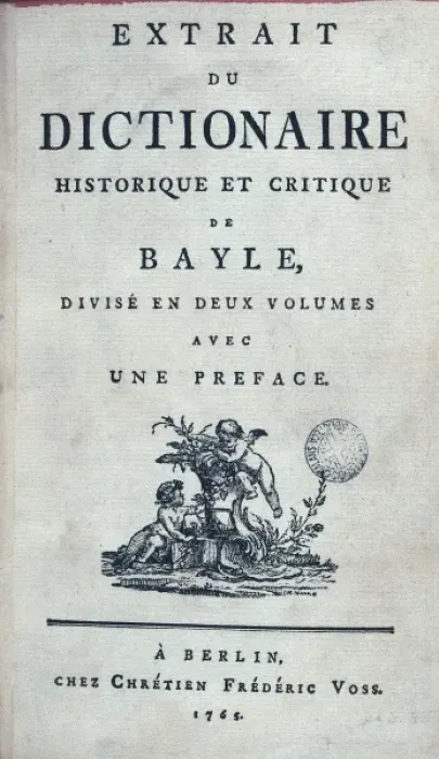 Framed Print : BAYLE, Pierre (1647-1706) Framed Print : BAYLE, Pierre (1647-1706)