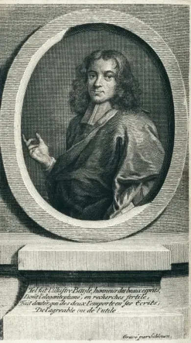 Framed Print : BAYLE, Pierre (1647-1706). French critic Framed Print : BAYLE, Pierre (1647-1706). French critic
