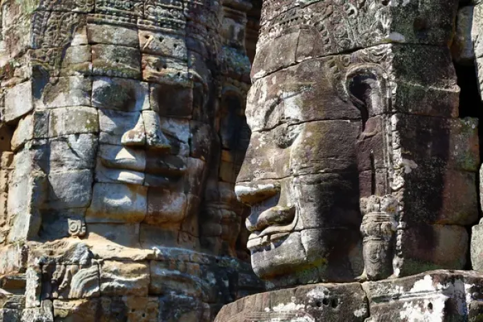 Framed Print : Bayon, Khmer Temple in Angkor Thom, Siem Reap, Cambodia Framed Print : Bayon, Khmer Temple in Angkor Thom, Siem Reap, Cambodia