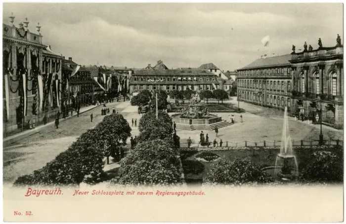 Framed Print : Bayreuth, Northern Bavaria, Germany - New Castle Square Framed Print : Bayreuth, Northern Bavaria, Germany - New Castle Square
