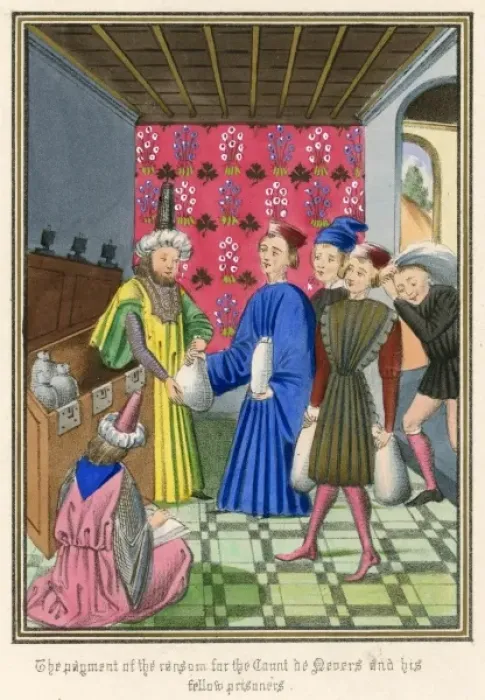 Framed Print : Bazajet Ransoms Captives Framed Print : Bazajet Ransoms Captives