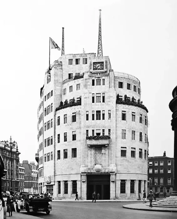 Framed Print : BBC Broadcasting House, London early 1900s Framed Print : BBC Broadcasting House, London early 1900s