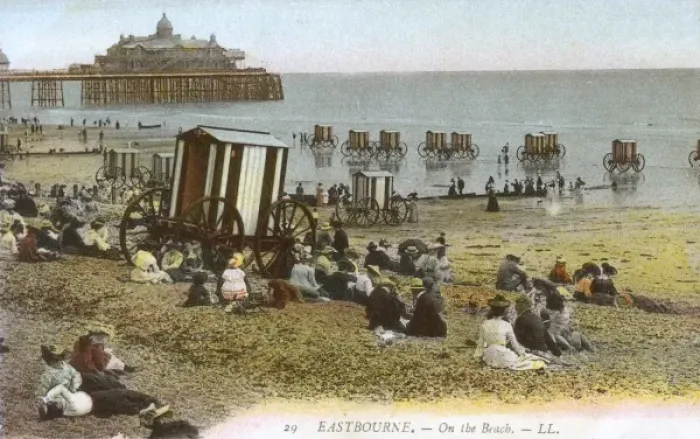 Framed Print : The Beach - Eastbourne Framed Print : The Beach - Eastbourne