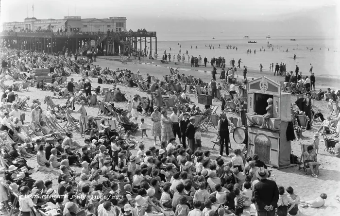 Framed Print : Beach Entertainment in Margate Framed Print : Beach Entertainment in Margate
