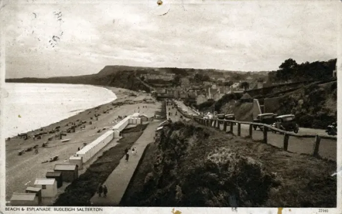 Framed Print : The Beach & Esplanade, Budleigh Salterton, Devon Framed Print : The Beach & Esplanade, Budleigh Salterton, Devon