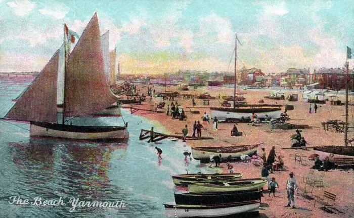 Framed Print : The Beach, Great Yarmouth, Norfolk Framed Print : The Beach, Great Yarmouth, Norfolk
