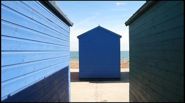 Beach huts, Hastings, Kent