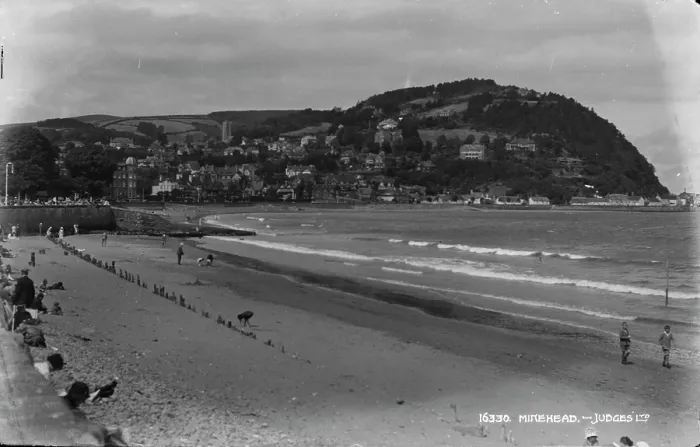 Framed Print : Beach at Minehead